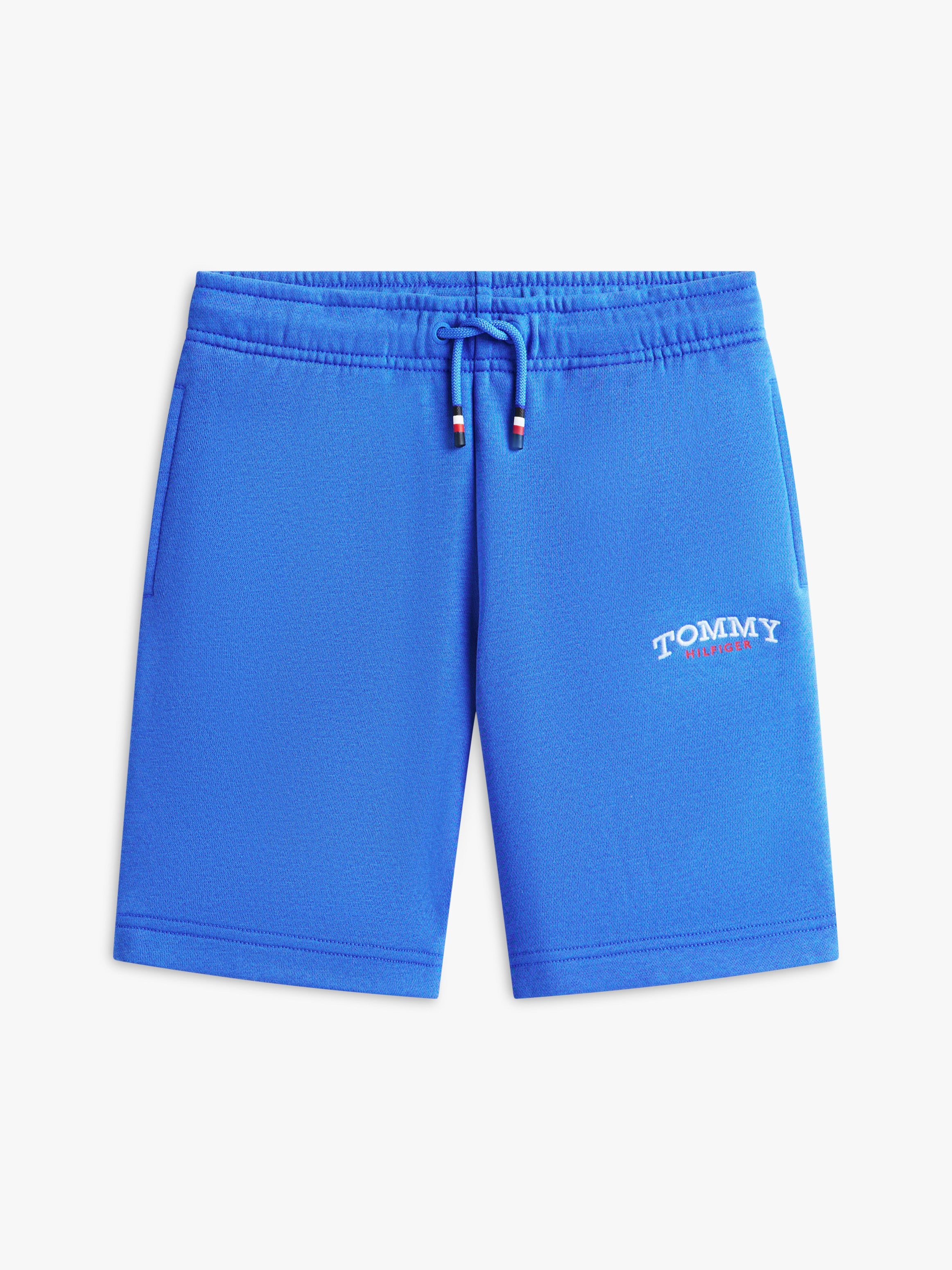 Tommy Hilfiger Erkek Çocuk Logo Baskılı Sweat Şort 6-16 Yaş MAVİ
