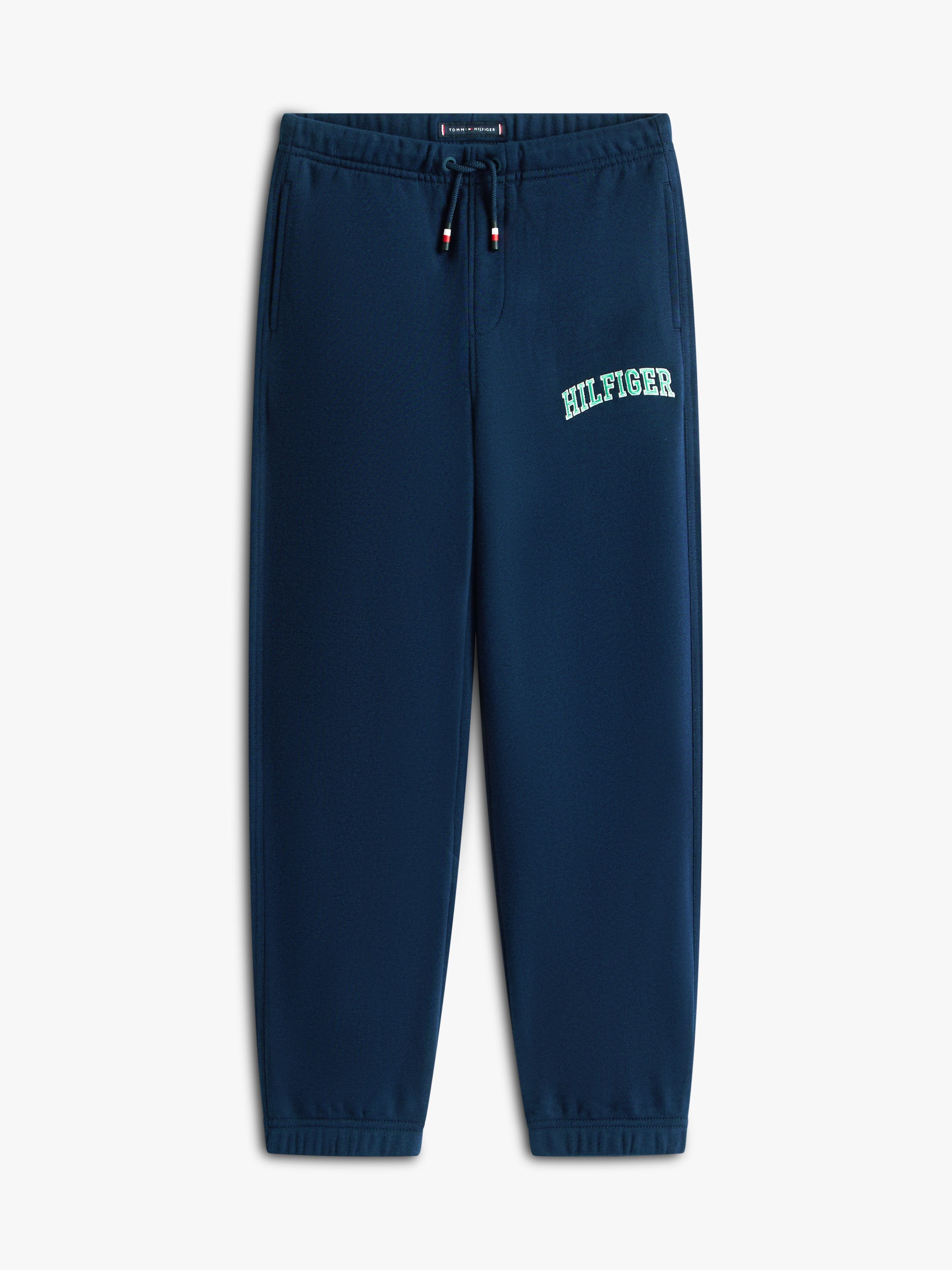 Tommy Hilfiger Erkek Çocuk Organik Pamuklu Logo Jogger Pantolon 8-16 Yaş LACİVERT