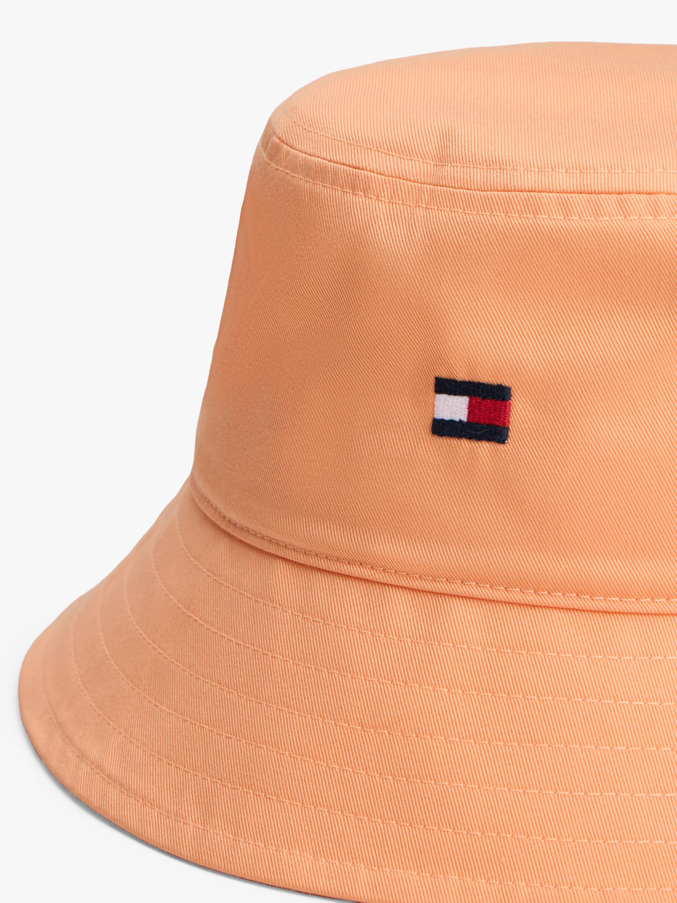 Tommy Hilfiger  Jeans Heritage Pamuklu Turuncu Balıkçı Şapka TURUNCU