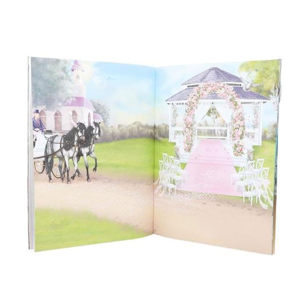 Top Model Glamour Stickerworld Çıkartma Kitabı - 150 Stickerlı Moda Tasarım Defteri MİX