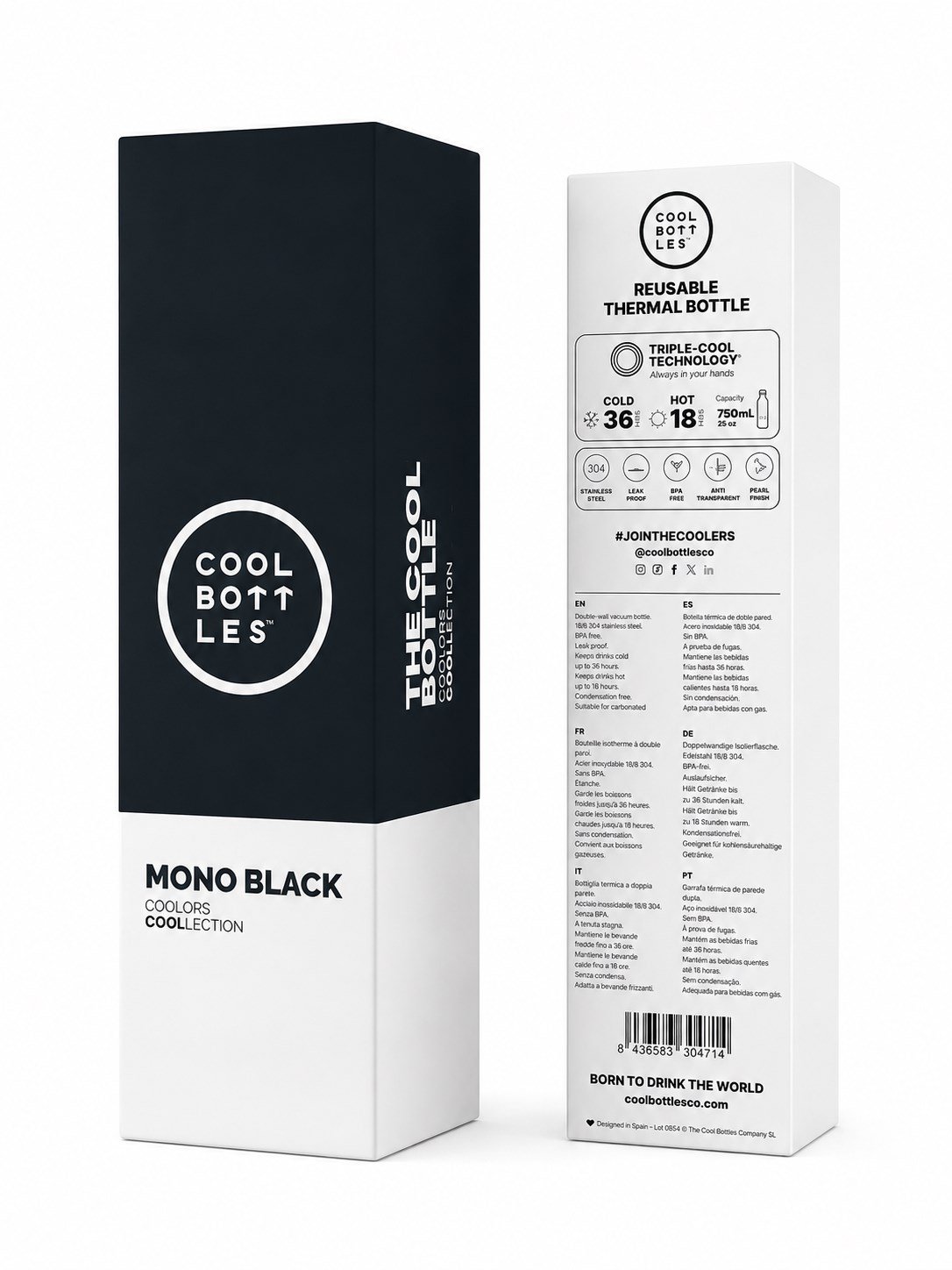 TucTuc Erkek Çocuk Clasic Suluk 750ml SİYAH