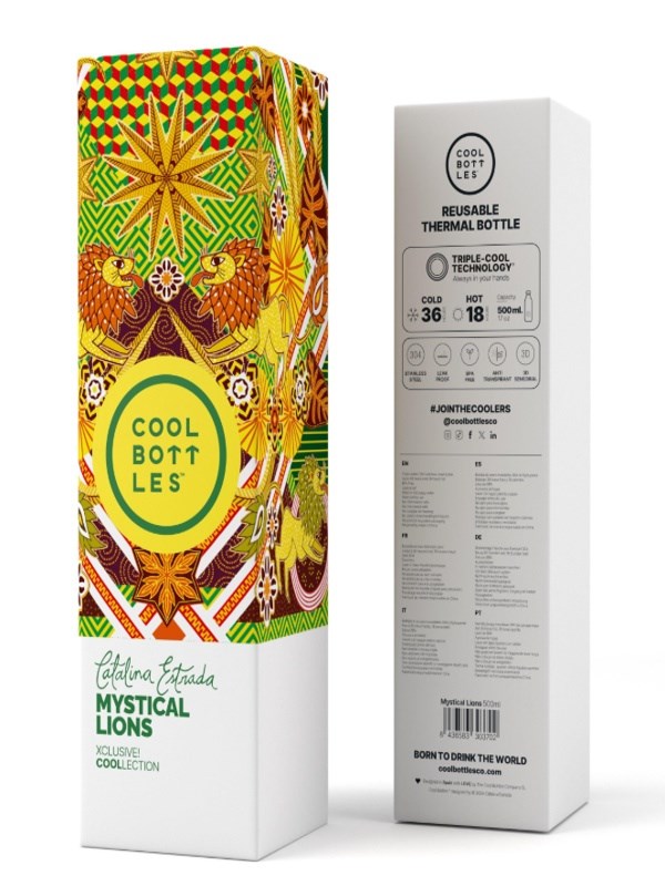 TucTuc Erkek Çocuk Etnik Desen Suluk 500ml ÇOK RENKLİ