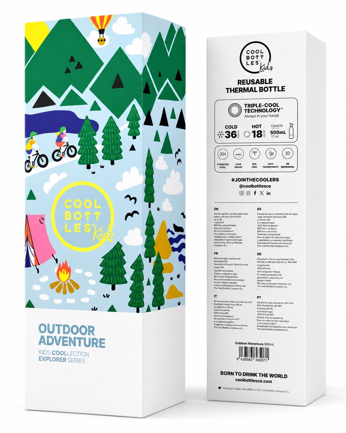 TucTuc Erkek Çocuk Orman Suluk 350ml ÇOK RENKLİ