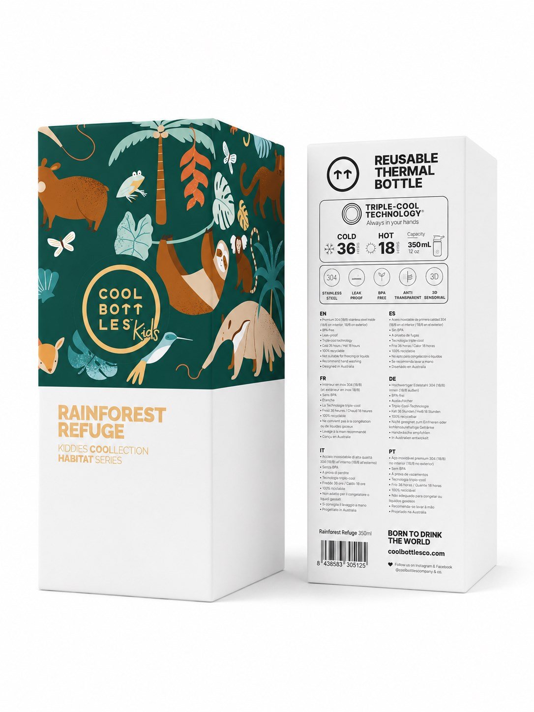 TucTuc Erkek Çocuk Tropic Suluk 350ml ÇOK RENKLİ