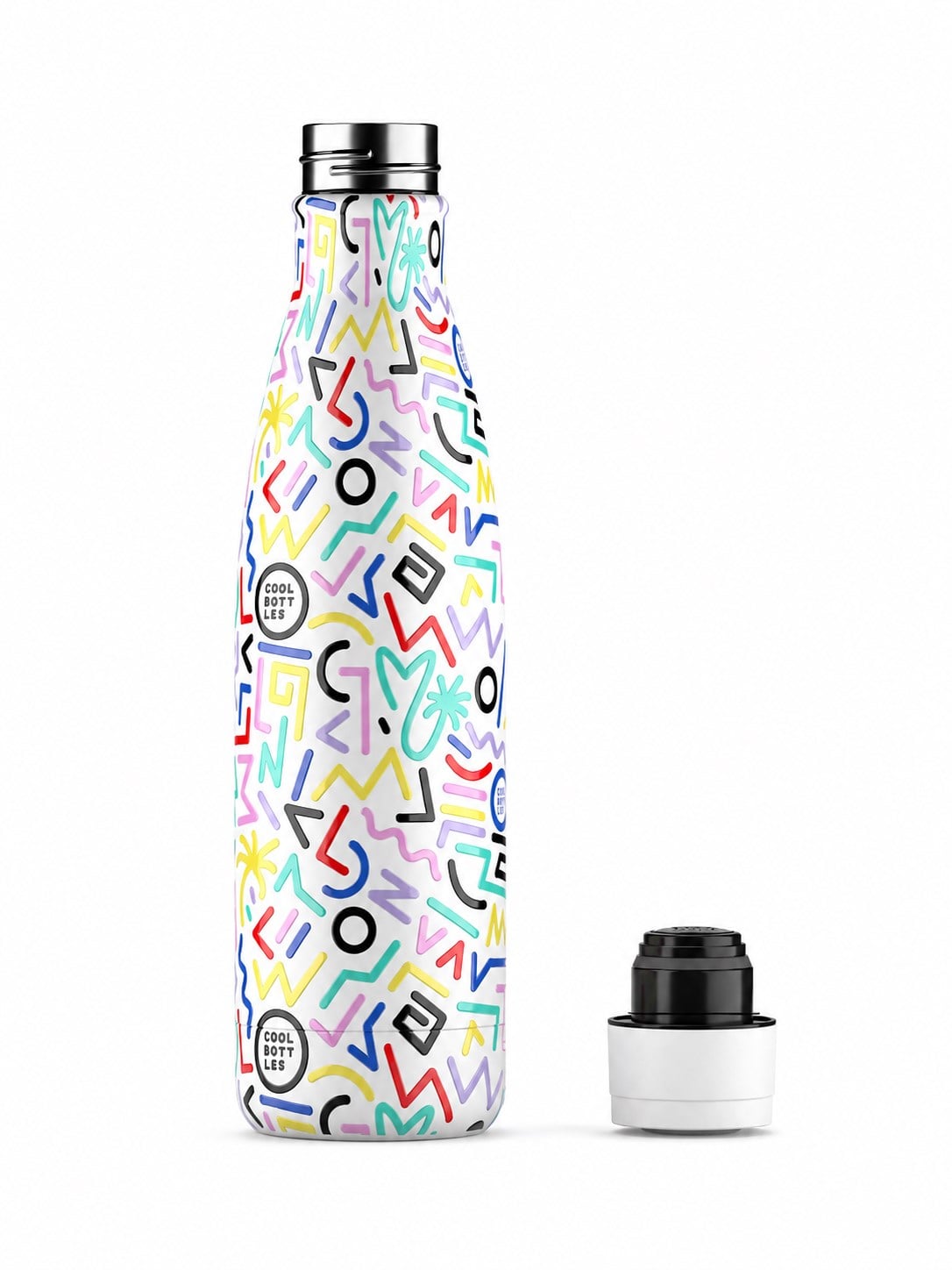 TucTuc Kız Çocuk Renkli Desenli Suluk 500ml ÇOK RENKLİ