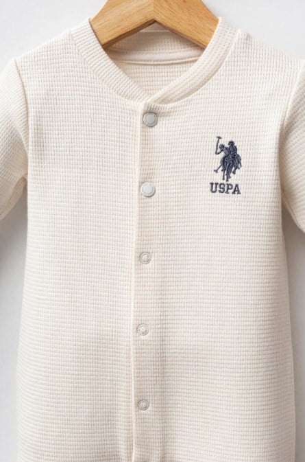 U.s Polo Assn Erkek Bebek 10 Parçadan Oluşan Hastane Çıkış Seti 0-3 Ay EKRU