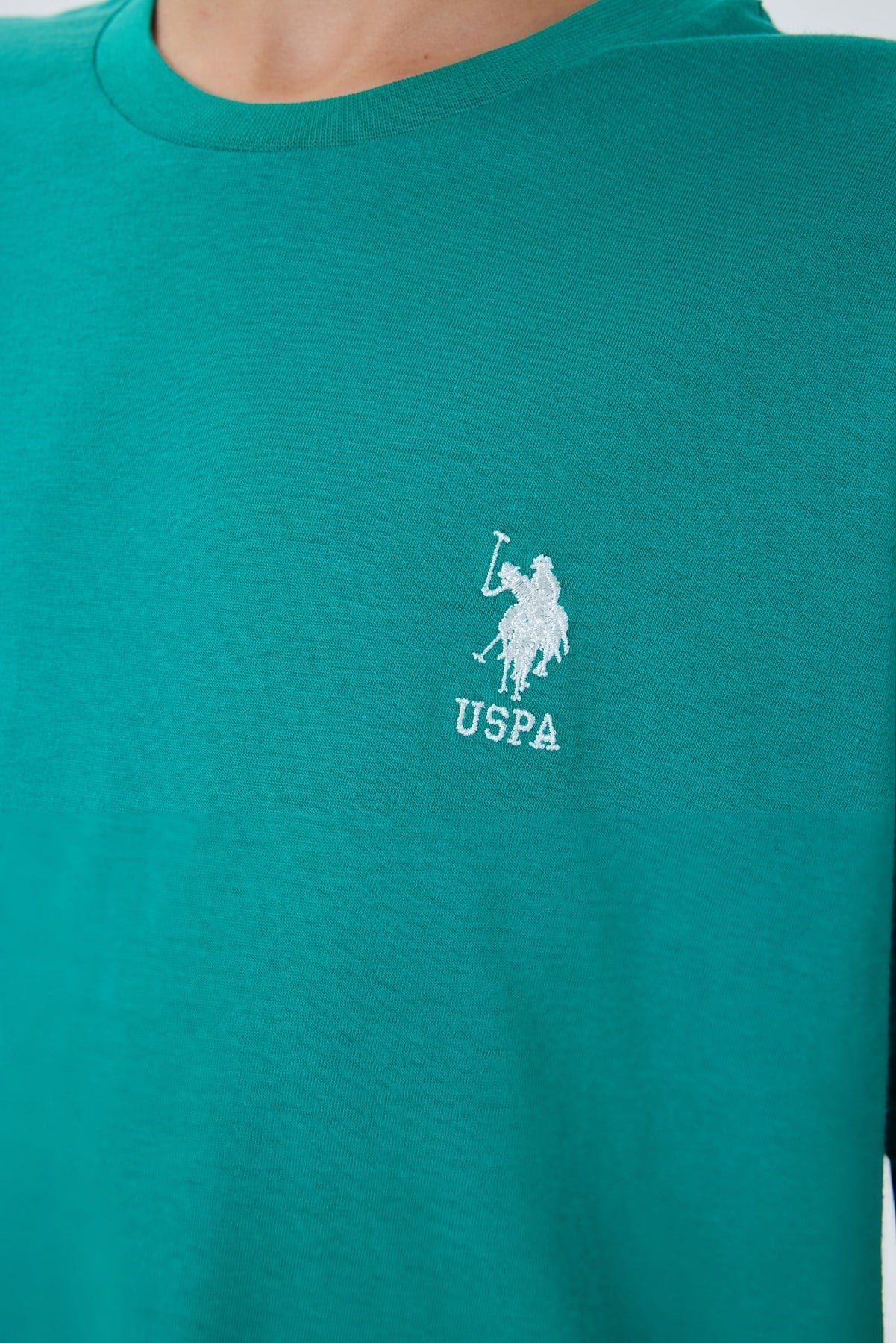 U.s Polo Erkek Assn Erkek Çocuk  Uzun Kollu Bisiklet Yaka  Sweatshirt 9-15 Yaş ORMAN YEŞİLİ