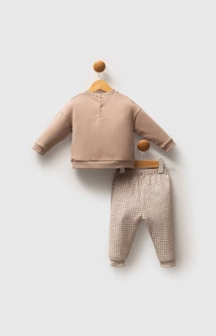 U.s Polo Assn Erkek Bebek Uspa Yazı Detayı 2' Li Takım 6-36 Ay KUM