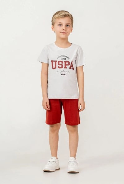 U.s Polo Assn Erkek Çocuk Şortlu Takım 9-15 Yaş TAŞ