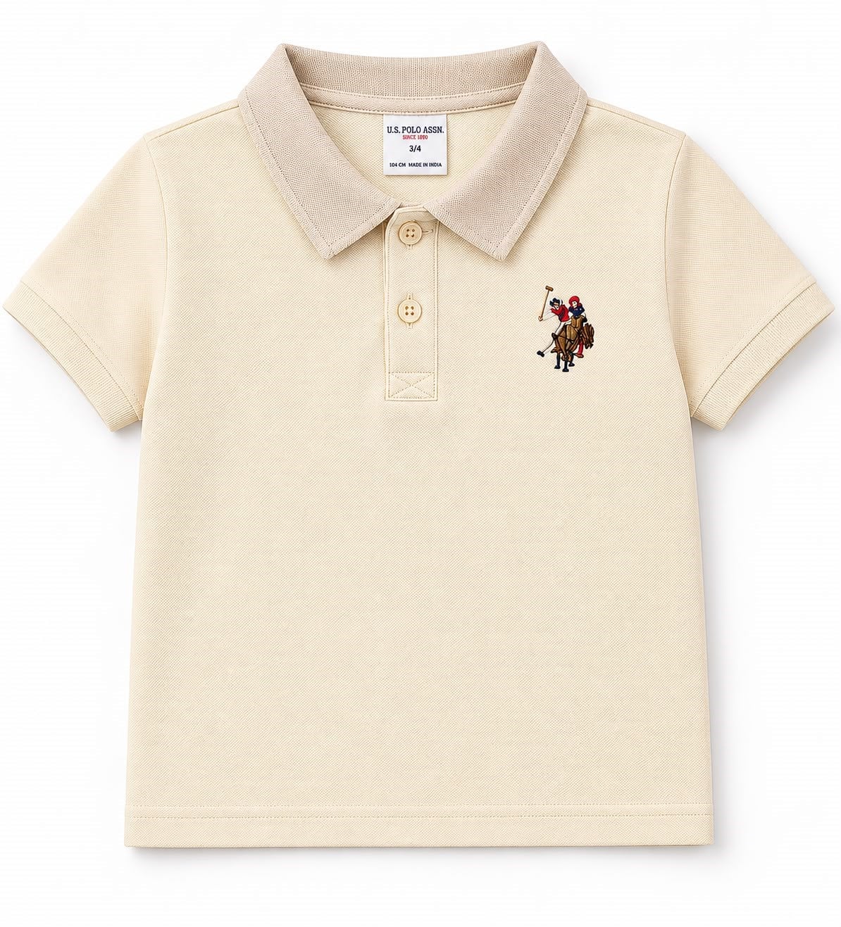 U.s Polo Assn  Erkek Bebek Polo Yaka Tişört 6 Ay 3 Yaş KEMİK