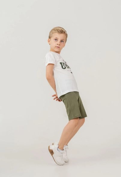 U.s Polo Assn Erkek Çocuk Şortlu Takım 9-15 Yaş BEYAZ
