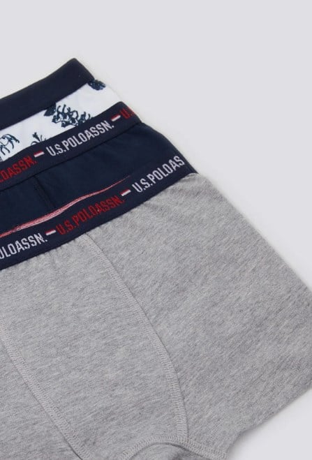 U.S POLO ERKEK ÇOCUK BOXER 3 LÜ TAKIM US1372