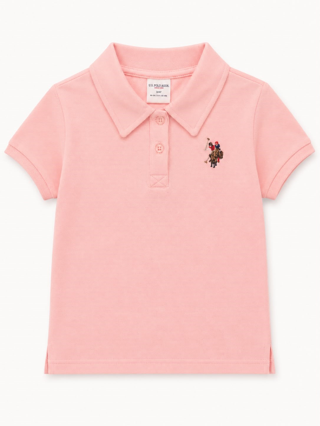U.s Polo Assn Kız Bebek Kısa Kollu Tişört 6 Ay 3 Yaş PEMBE