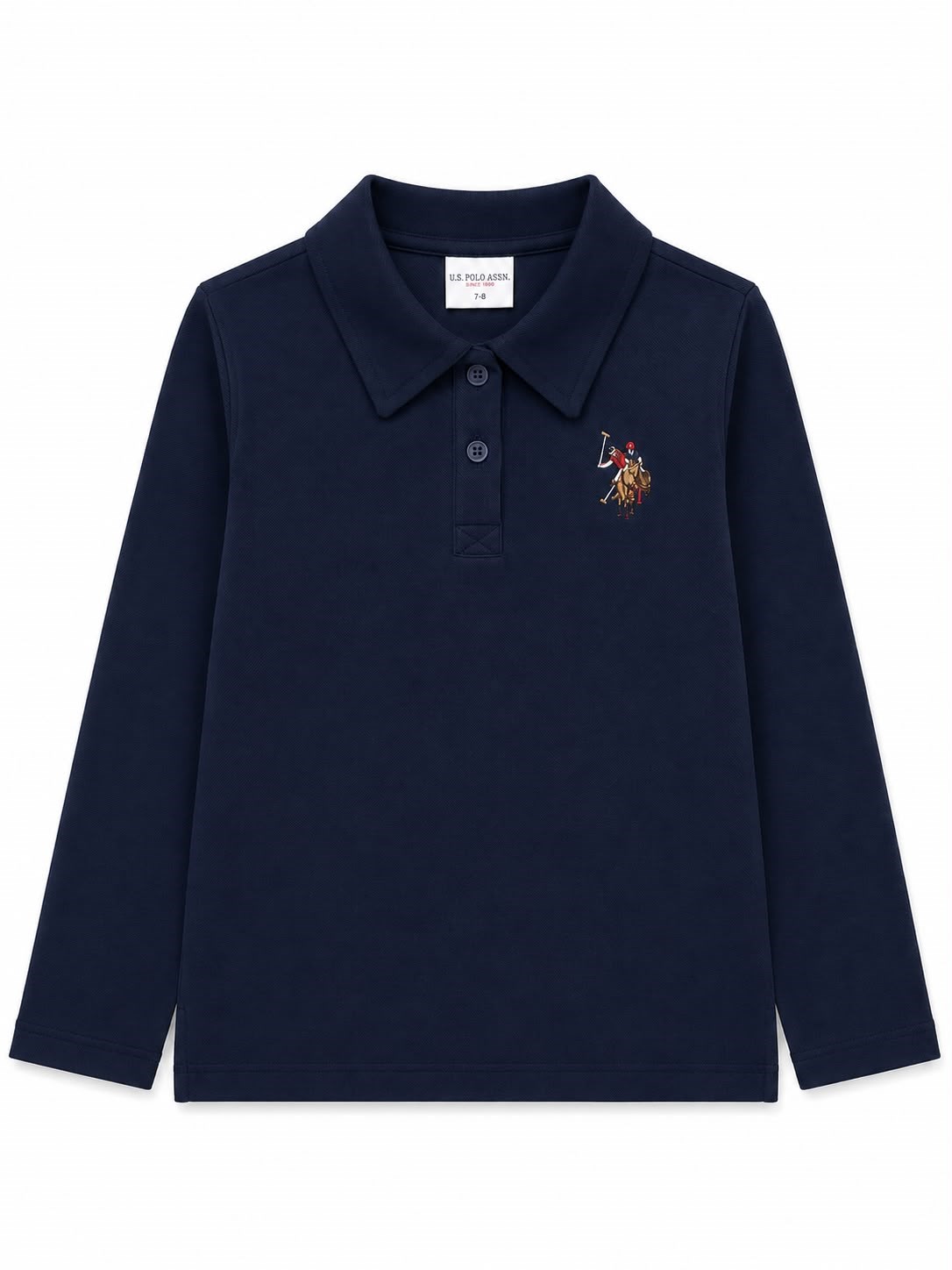 U.s Polo Assn Erkek Bebek Uzun Kollu Tişört 6 Ay 3 Yaş LACİVERT