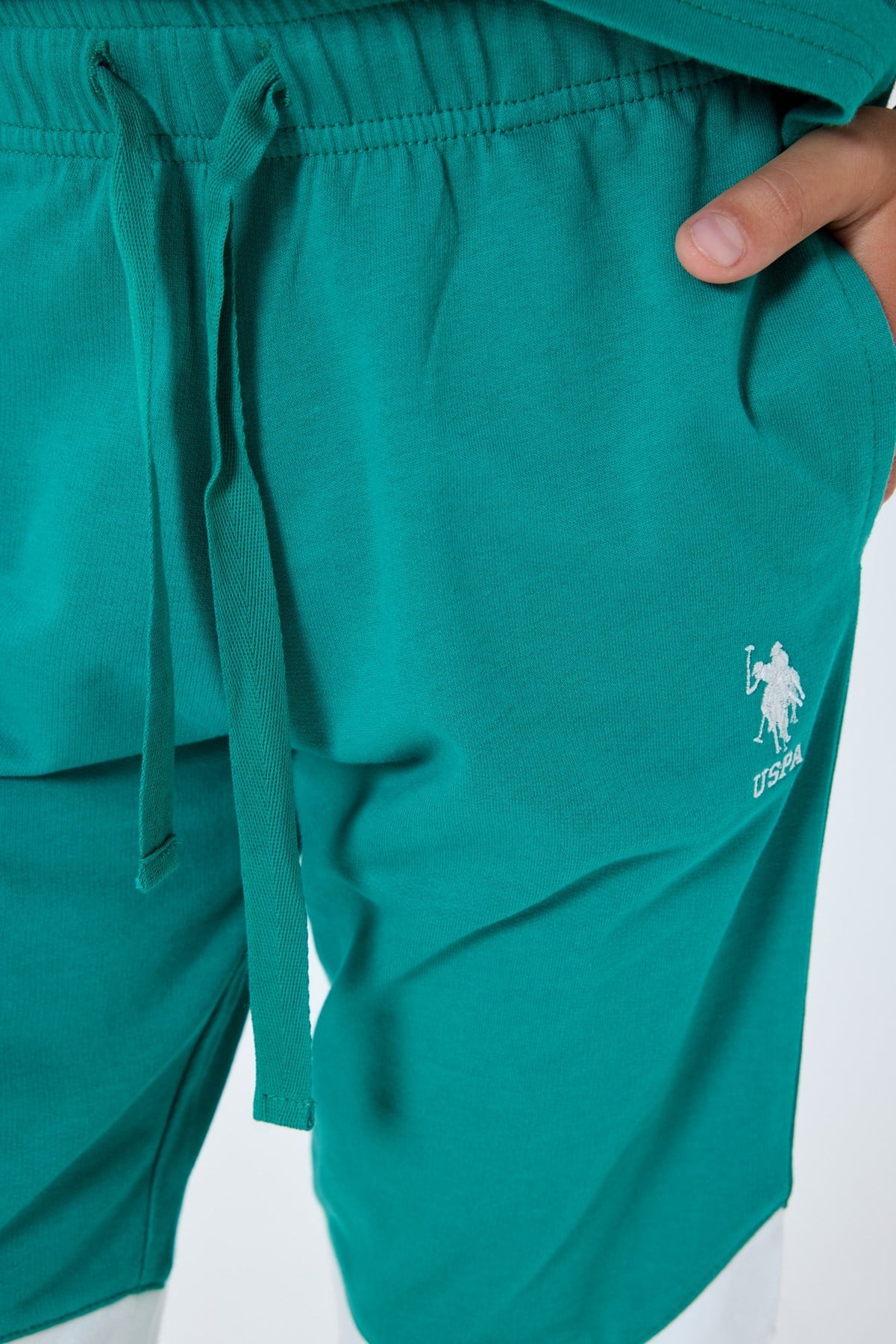 U.s Polo Erkek Assn Erkek Çocuk  Uzun Kollu Bisiklet Yaka  Sweatshirt 9-15 Yaş ORMAN YEŞİLİ