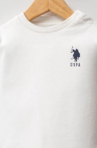 U.s Polo Assn Erkek Bebek Cepli Ceket Tasarımı 3 'Lü Takım 6-36 Ay MAVİ