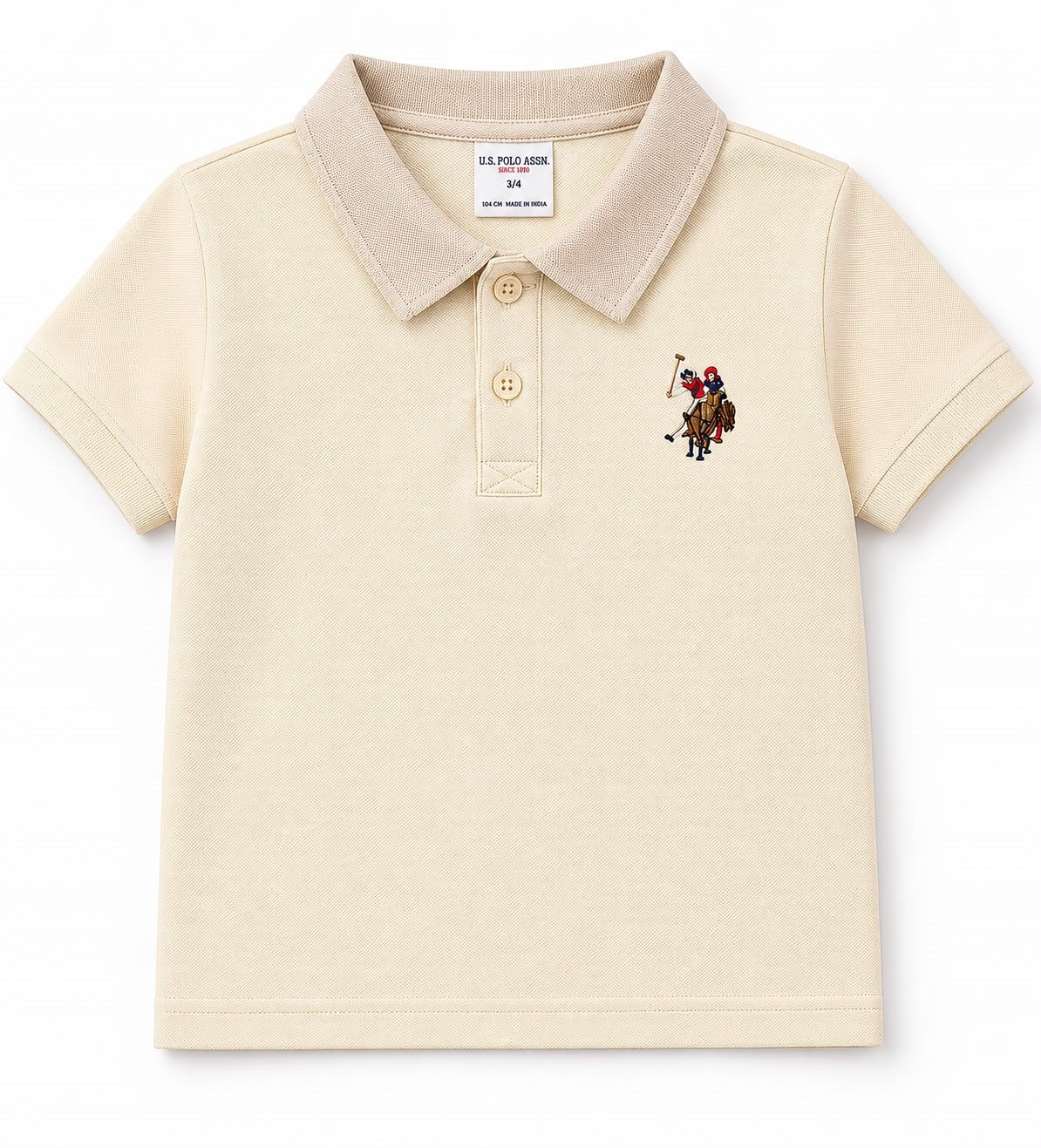 U.s Polo Assn  Erkek Bebek Polo Yaka Tişört 6 Ay 3 Yaş KEMİK