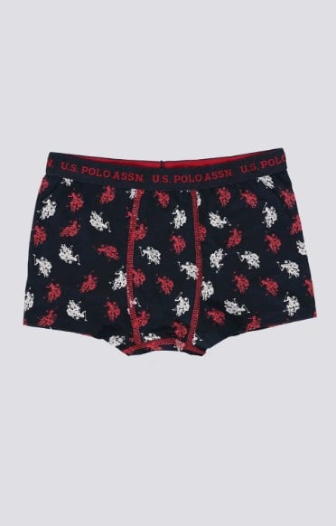 U.S POLO ERKEK ÇOCUK BOXER 3 LÜ TAKIM US1396