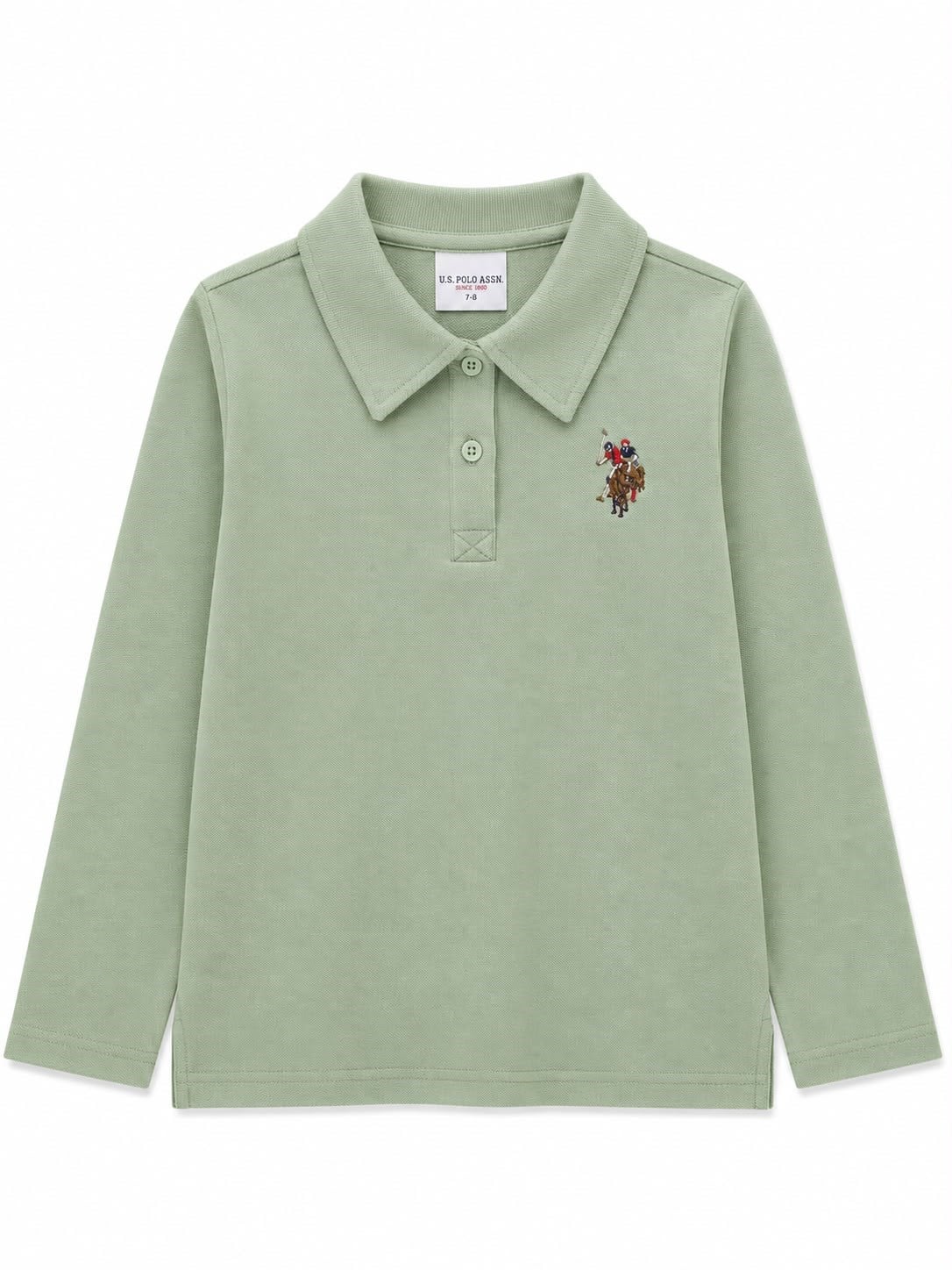 U.s Polo Assn Erkek Bebek Uzun Kollu Tişört 6 Ay 3 Yaş YEŞİL