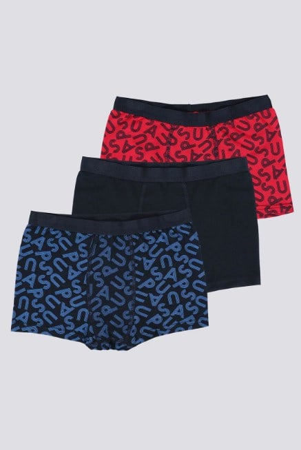 U.S POLO ERKEK ÇOCUK BOXER 3 LÜ TAKIM US1397