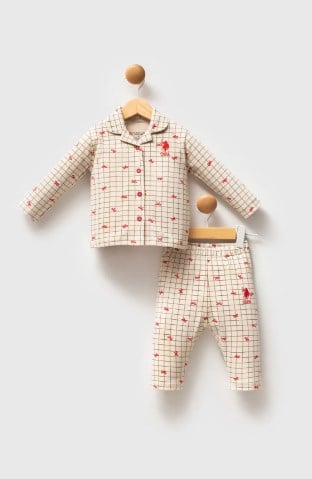 U.S.POLO ASSN KIZ BEBEK PİJAMA TAKIM USB2728