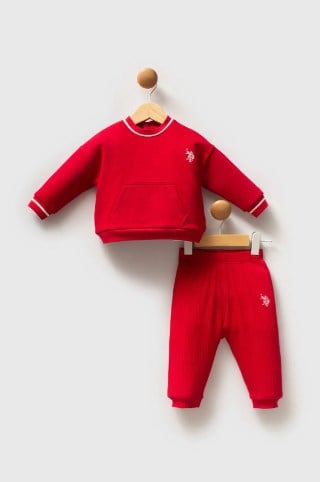 U.S.POLO ASSN  USB2738 KIZ BEBEK 2Lİ TAKIM