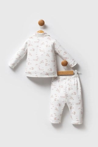 U.S.POLO ASSN KIZ BEBEK GÖMLEK PİJAMA TAKIM USB2708