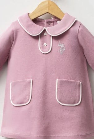 U.S.POLO ASSN KIZ BEBEK PİKE ELBİSE USB2740