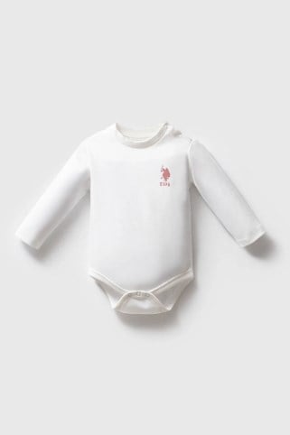 U.S.POLO ASSN KIZ BEBEK 3LÜ BODY SET USB2710