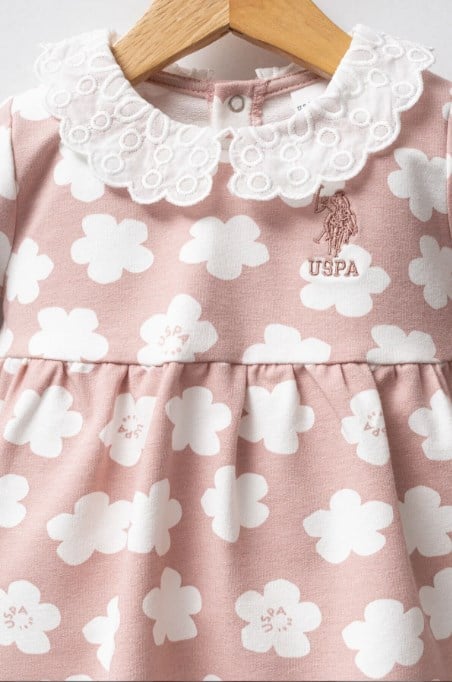 U.S.POLO ASSN KIZ BEBEK ELBİSE USB2768