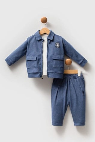 U.S.POLO ASSN ERKEK BEBEK 3LÜ TAKIM  USB2597