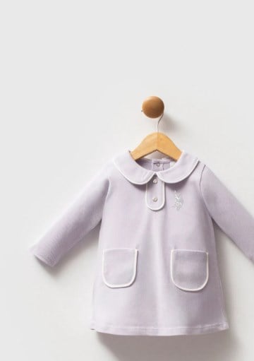 U.S.POLO ASSN KIZ BEBEK PİKE ELBİSE USB2740