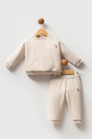 U.S.POLO ASSN KIZ BEBEK 2Lİ TAKIM USB2718