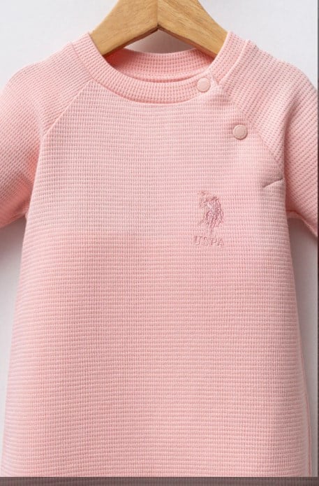U.S.POLO ASSN KIZ BEBEK PATİKSİZ TULUM USB2717