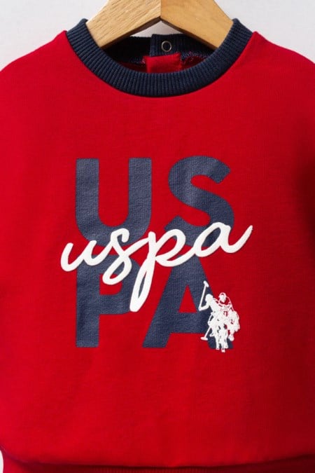 U.S.POLO ASNN ERKEK BEBEK 2Lİ TAKIM  USB2536