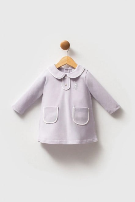 U.S.POLO ASSN KIZ BEBEK PİKE ELBİSE USB2740