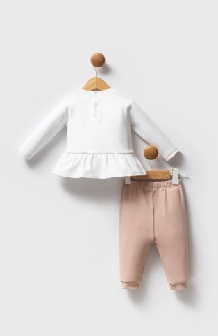 U.S.POLO ASSN KIZ BEBEK 2Lİ TAKIM USB2709