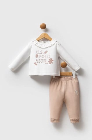 U.S.POLO ASSN KIZ BEBEK 2Lİ TAKIM USB2722