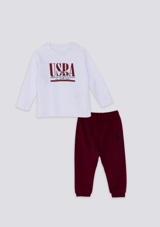 U.S.POLO ASSN ERKEK BEBEK İKİLİ TAKIM USB2475