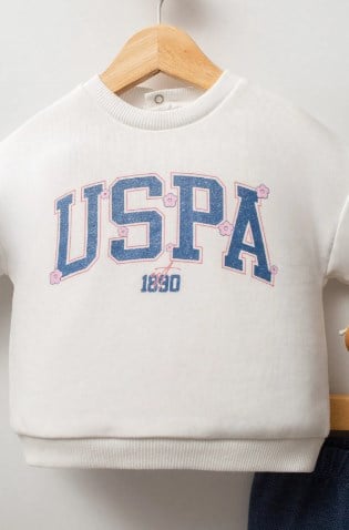 U.S.POLO ASSN KIZ BEBEK 2Lİ TAKIM USB2774