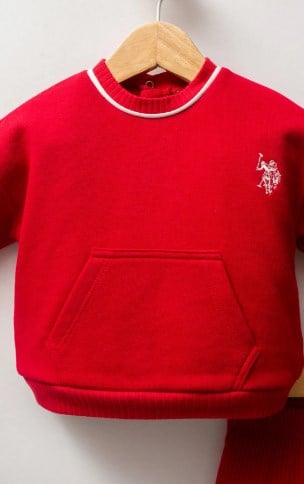 U.S.POLO ASSN  USB2738 KIZ BEBEK 2Lİ TAKIM