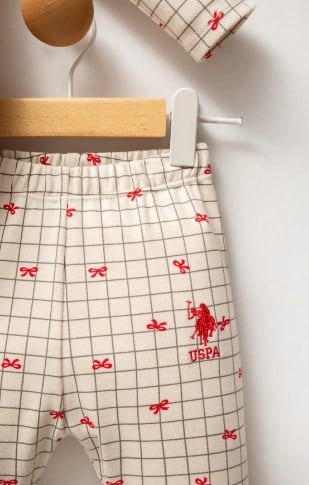 U.S.POLO ASSN KIZ BEBEK PİJAMA TAKIM USB2728