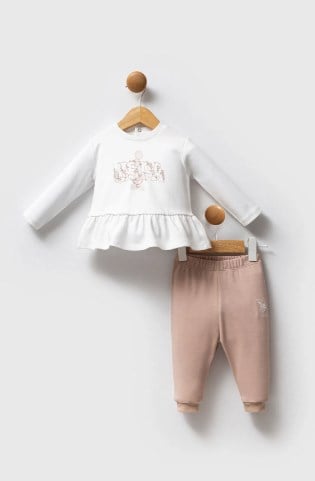 U.S.POLO ASSN KIZ BEBEK 2Lİ TAKIM USB2709