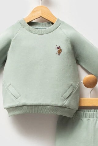 U.s Polo Asnn. Erkek Bebek 2'li Takım 6-36 Ay YEŞİL
