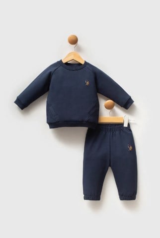 U.s Polo Asnn. Erkek Bebek 2'li Takım 6-36 Ay LACİVERT