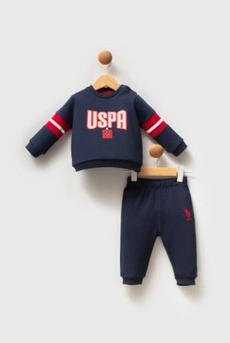 U.s Polo Assn. Erkek Bebek Üst Ve Eşofman 2'Li Takım 6-36 Ay LACİVERT