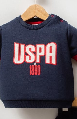 U.s Polo Assn. Erkek Bebek Üst Ve Eşofman 2'Li Takım 6-36 Ay LACİVERT