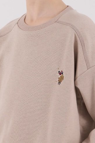 U.s Polo Assn. Erkek Çocuk Bisiklet Yaka Uzun Kollu Eşofman Takımıı 9-15 Yaş KUM