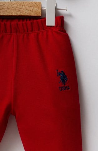 U.s Polo Assn. Erkek Bebek Uspa Yazı Detayı 2'Li Takım 6-36 Ay KOYU İNDİGO - YEŞİL