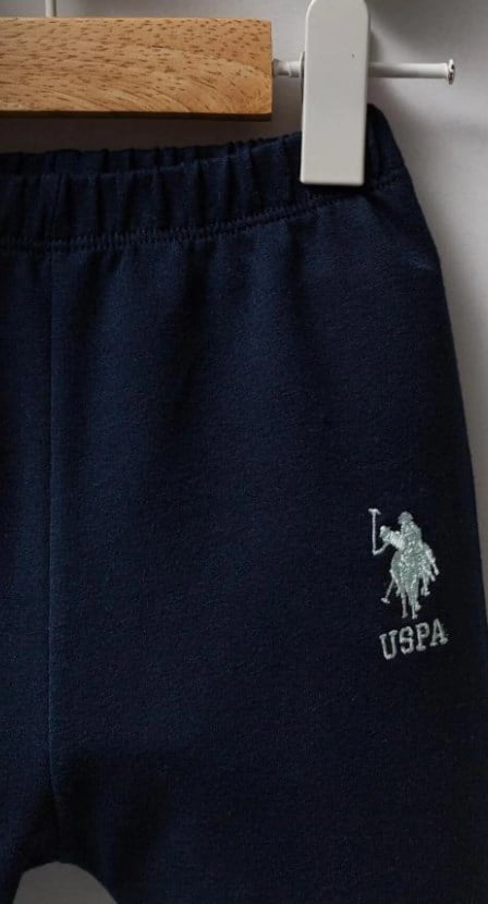 U.s Polo Assn. Erkek Bebek Polo Yaka Üst Tasarım 6-36 Ay SU YEŞİLİ